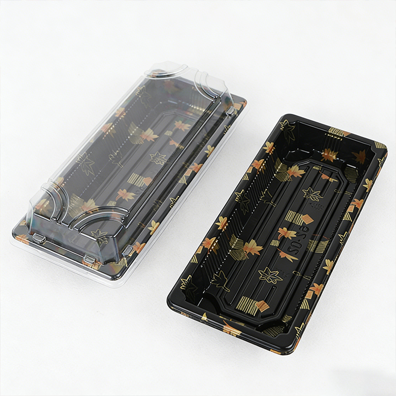 PET耐低温带盖寿司盒2009