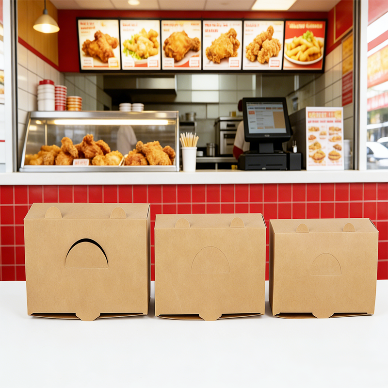 牛皮纸炸鸡盒