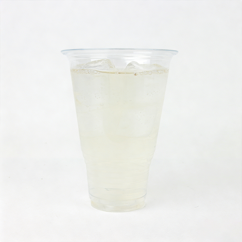 PET高透明带盖饮品杯107口径