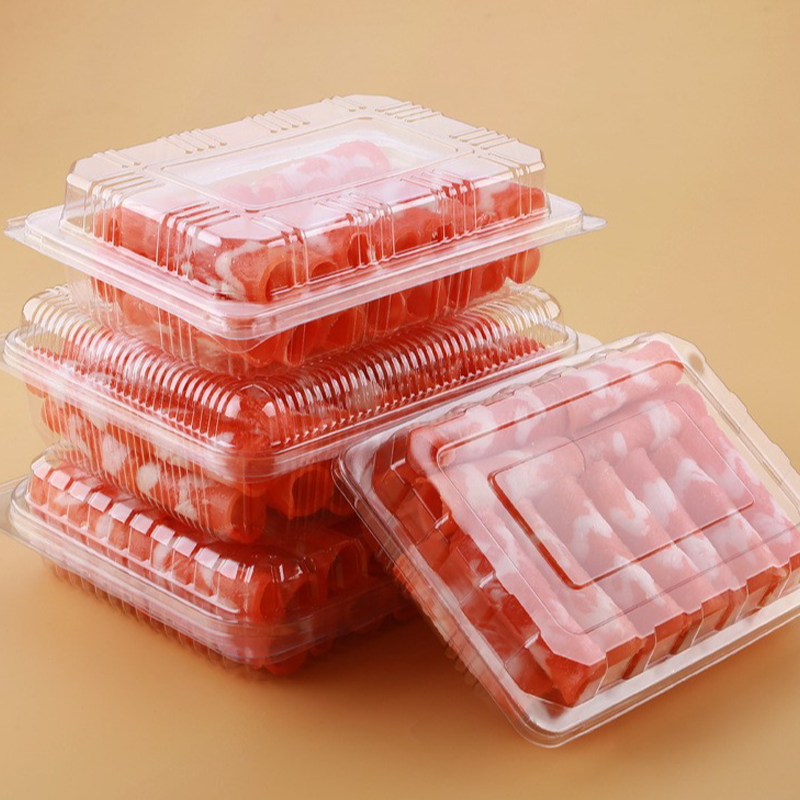 PET连体肉卷盒