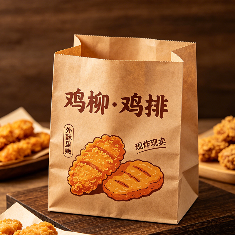 防油防水淋膜纸袋