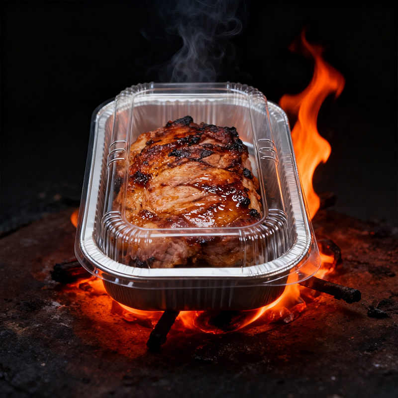 铝箔带盖餐盒321947