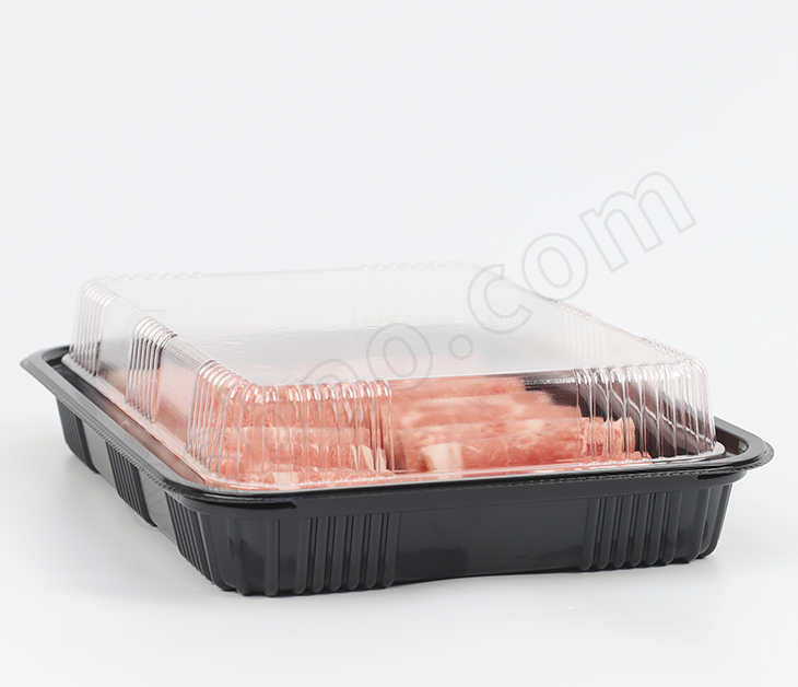 PET耐低温带盖肉片盒262062 PET耐低温带盖肉片盒262062