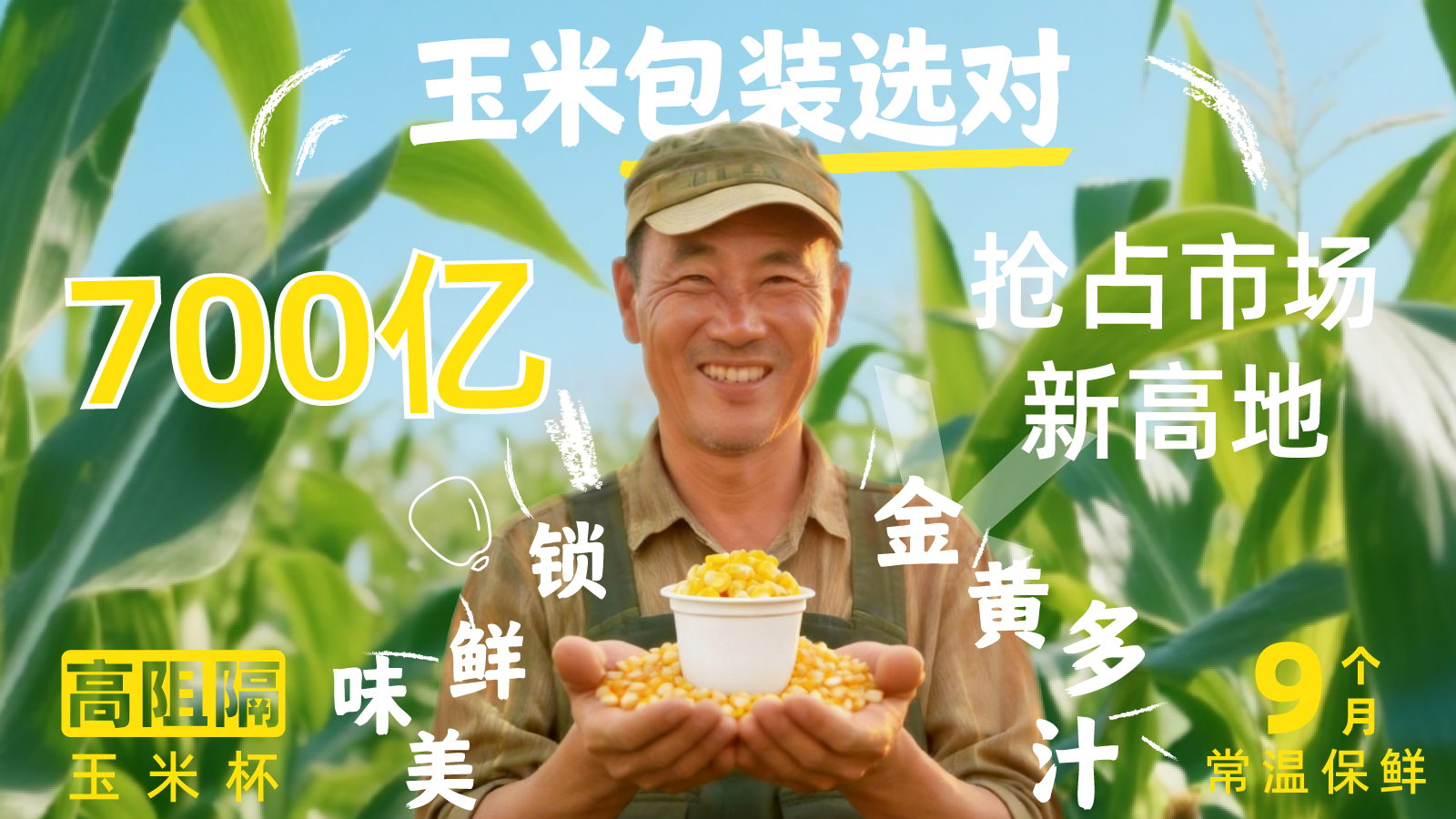 玉米包装选对，700亿市场随便赚