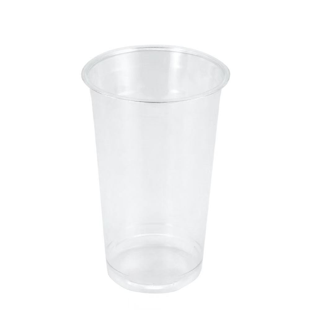 PET高透明带盖冷饮杯95口径