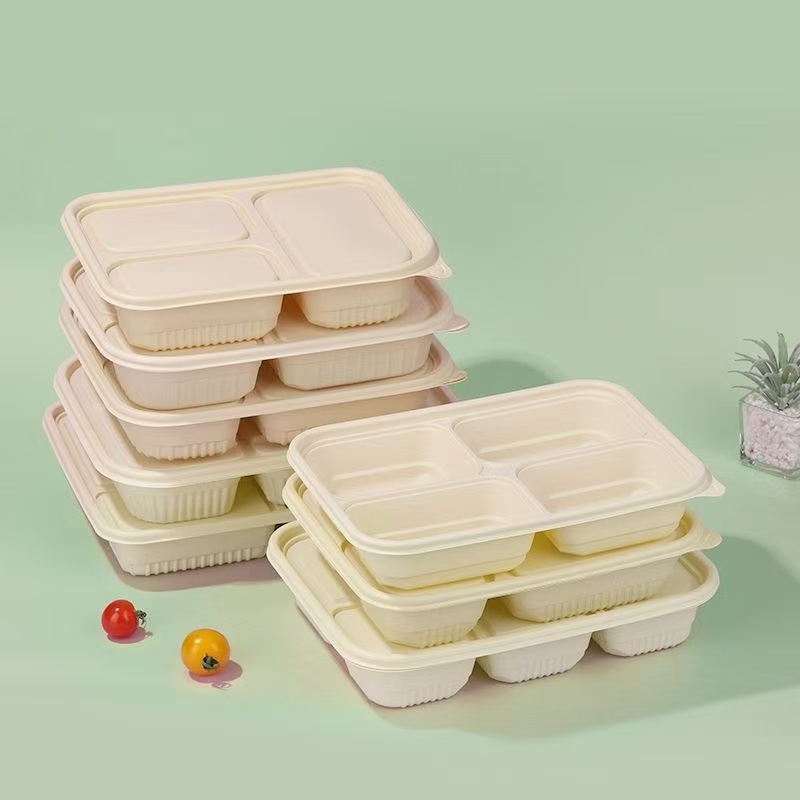 PP玉米淀粉带盖三格盒241846