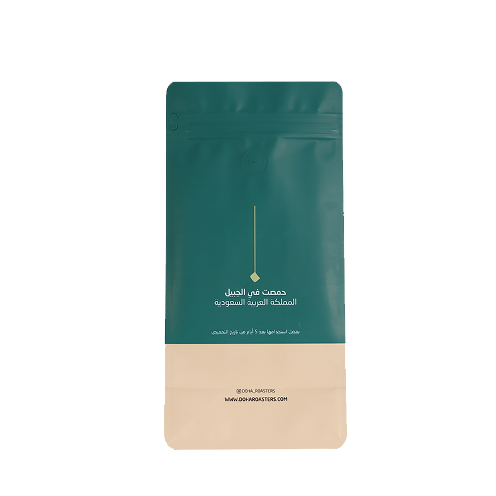 镀铝咖啡折边中封袋