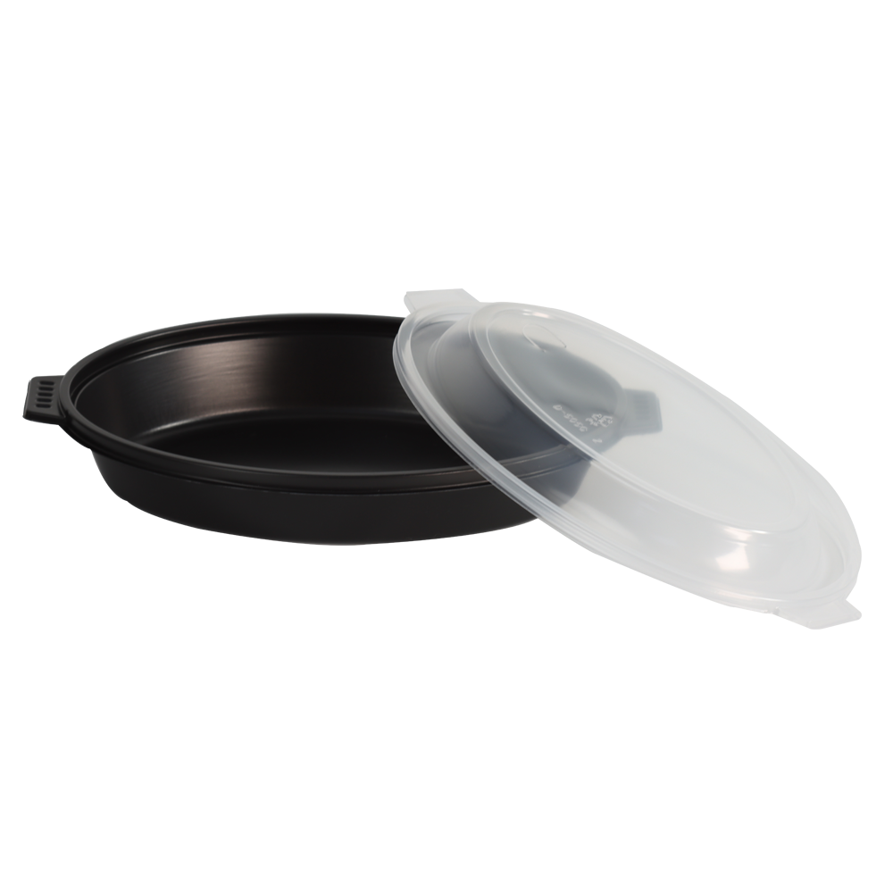 PP耐高温带盖快餐盒