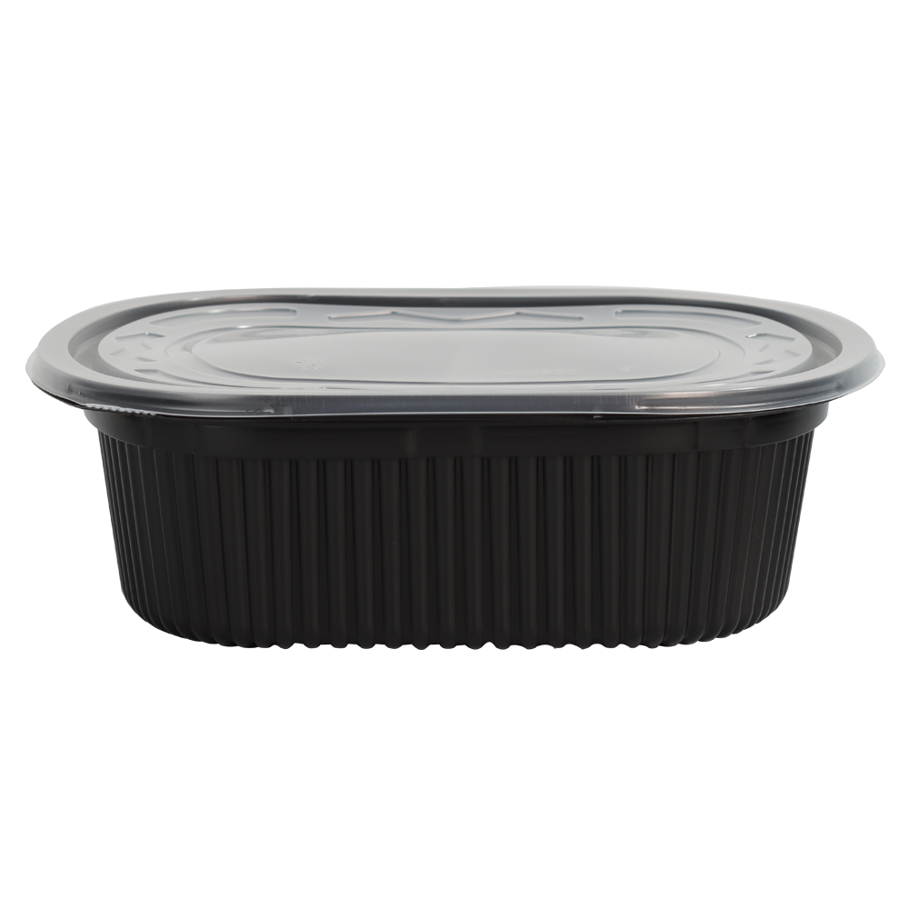 PP耐高温带盖快餐盒