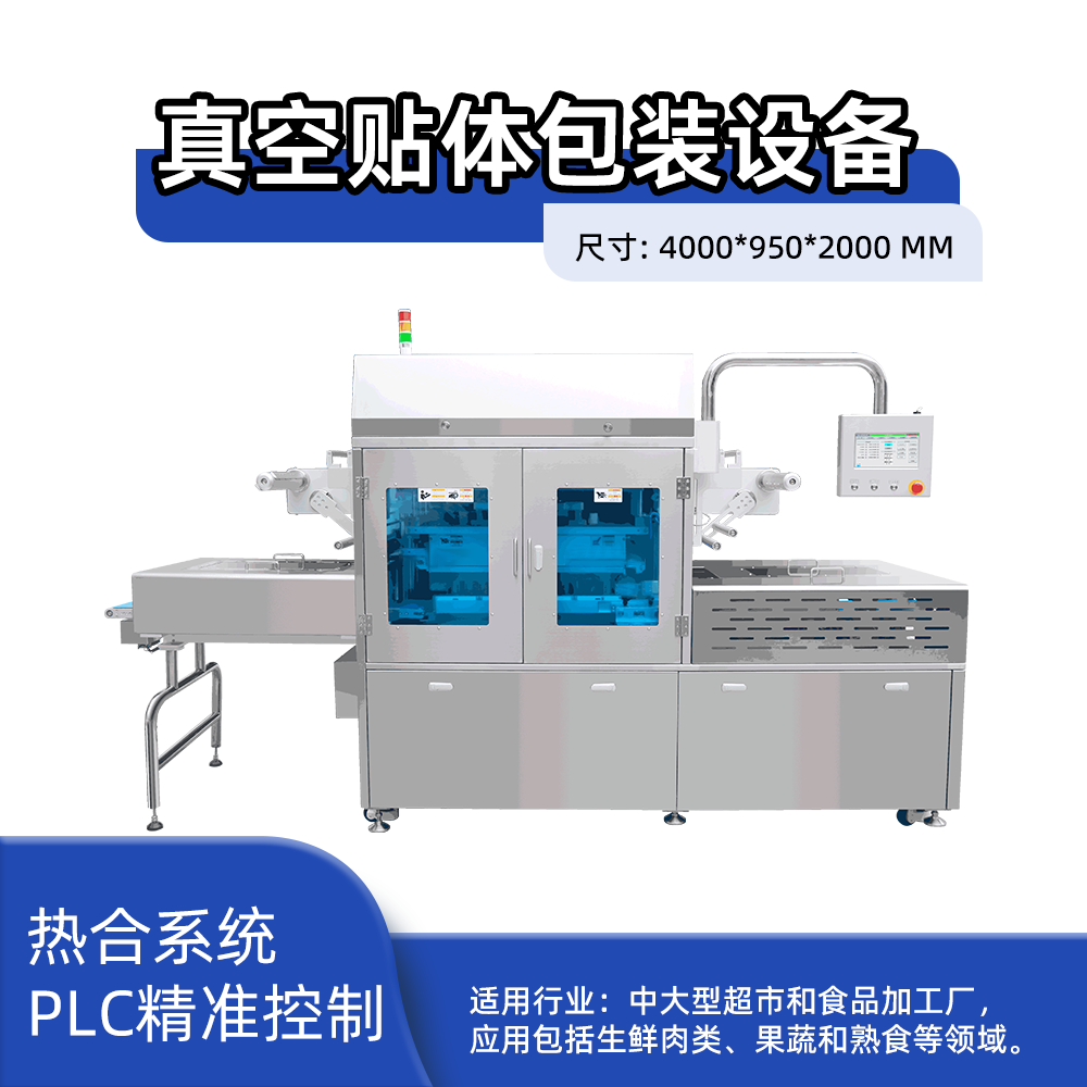 卧式真空贴体包装设备300*200*25一出四