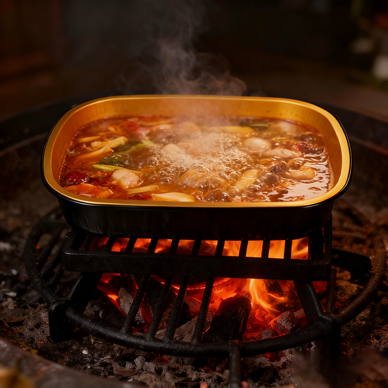 铝箔带盖餐盒282245