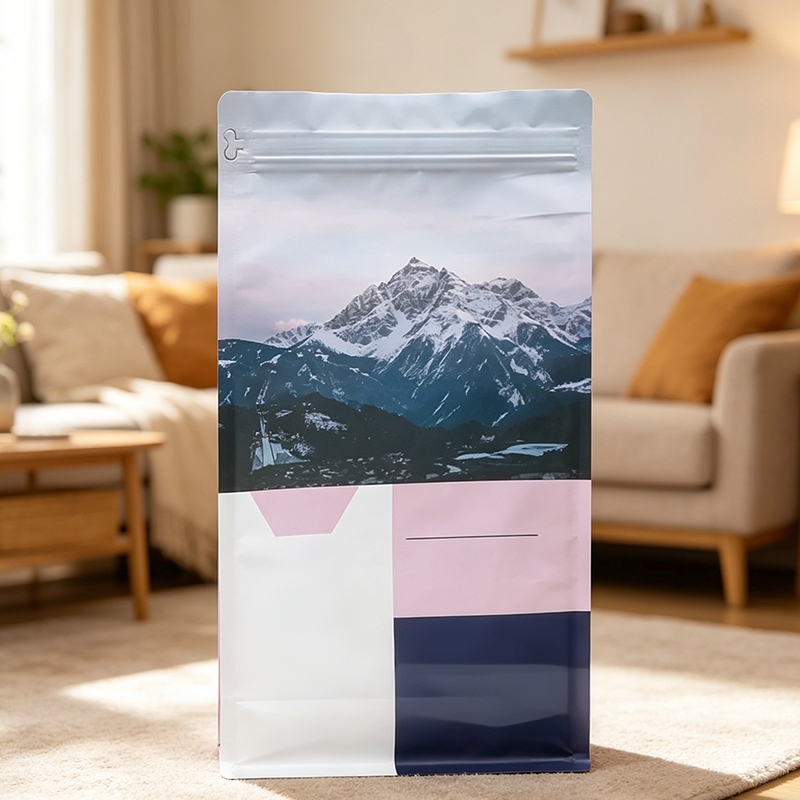 自立自封铝箔八边封袋