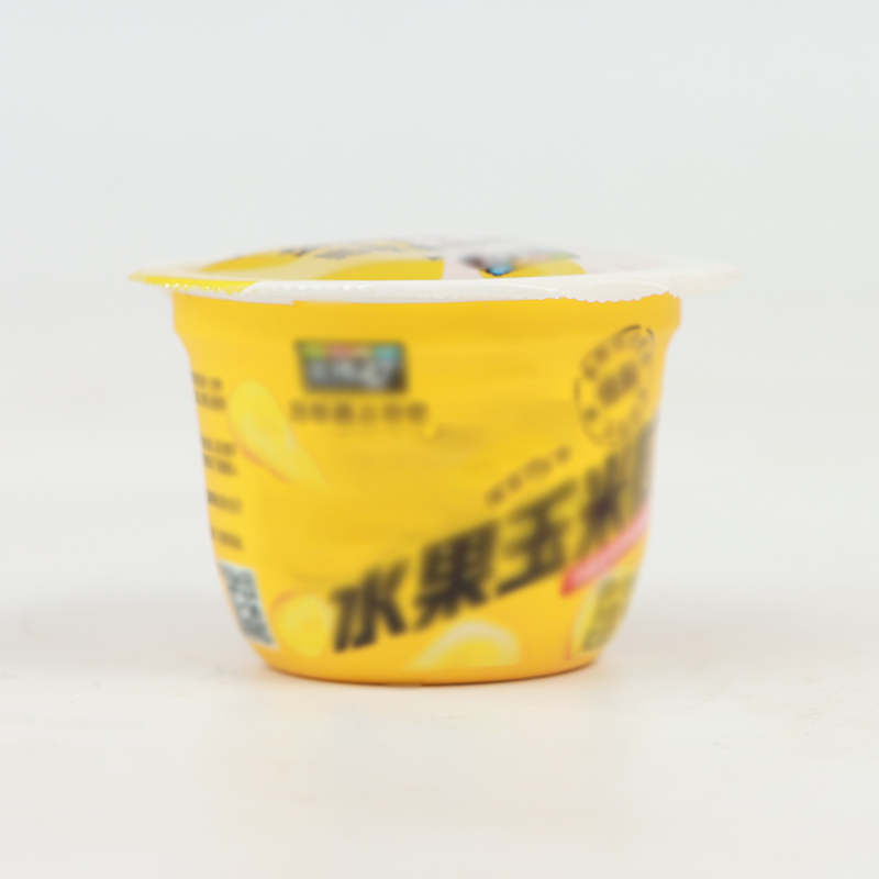 玉米杯包装解决方案B（PP高阻隔容器+收缩膜标签+PP勺子套装+高阻隔耐高温易揭盖膜）