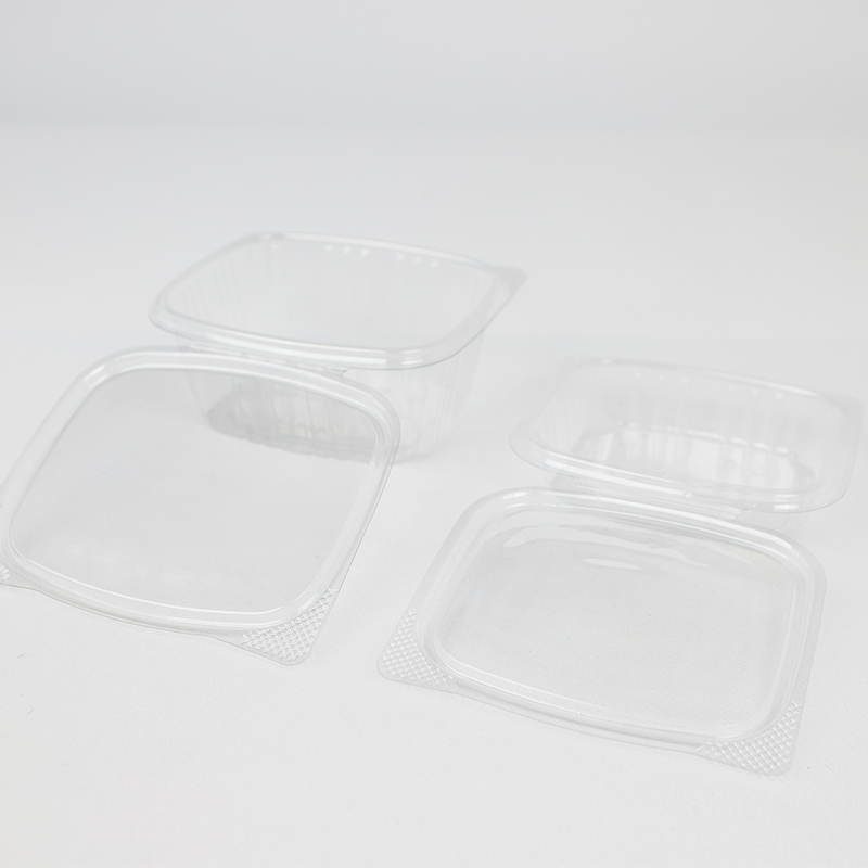 PET高透明连体沙拉盒161466