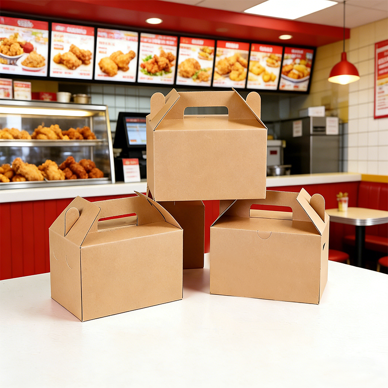 牛皮纸炸鸡盒