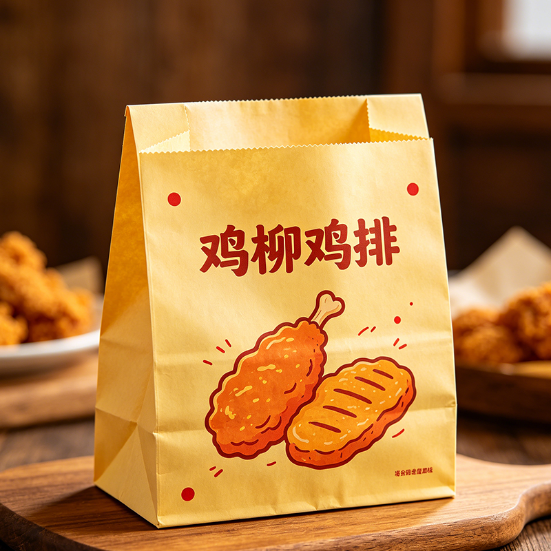 防油防水淋膜纸袋