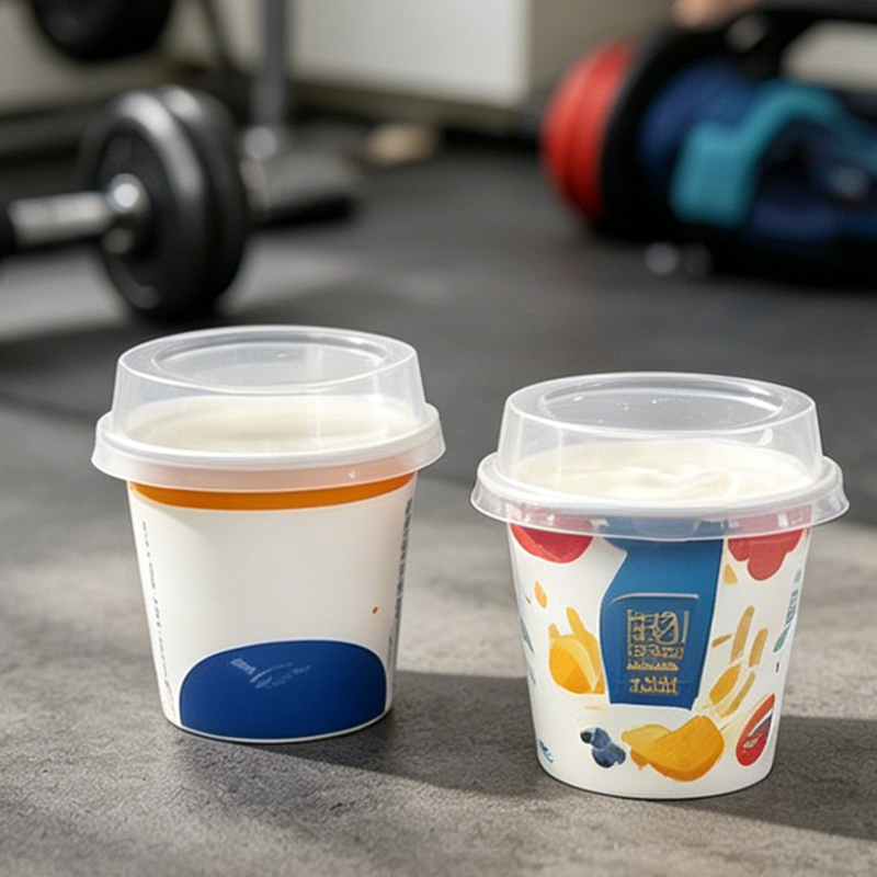 PP带盖杯