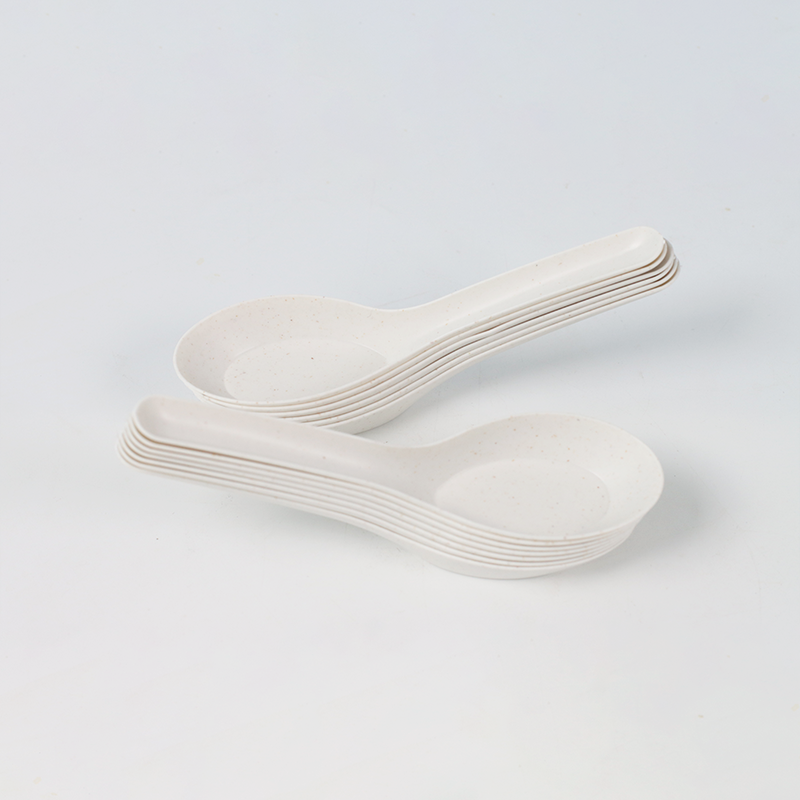 PP稻壳餐具汤勺12035