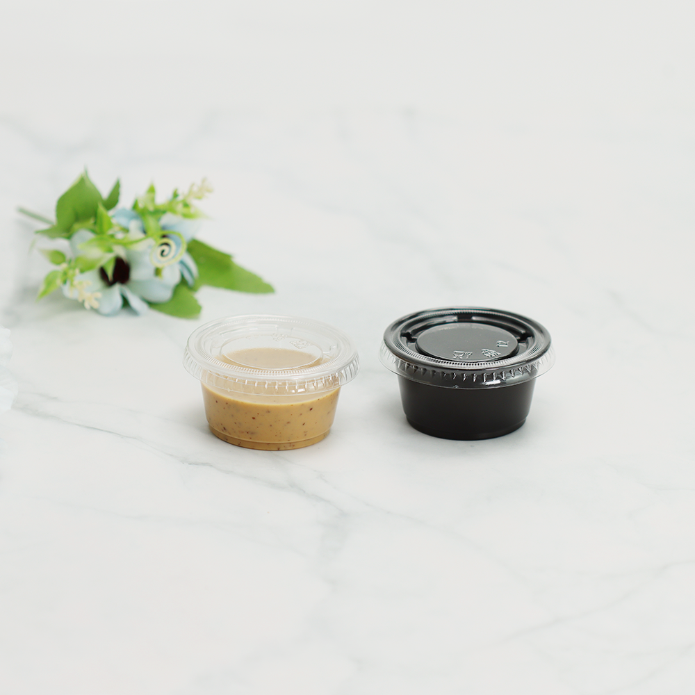 PP高透明带盖酱料杯<span class='highlight'>4</span>5口径